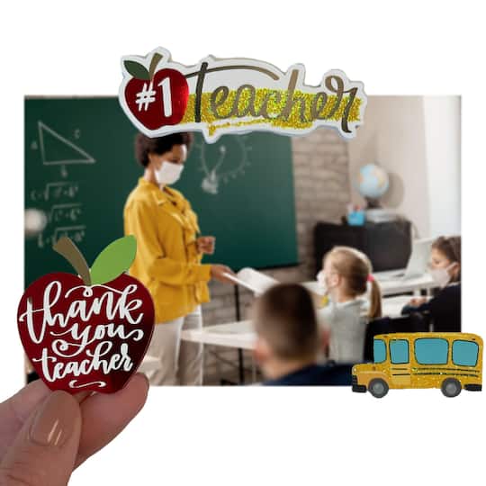 12 Pack: Teacher Stickers by Recollections™